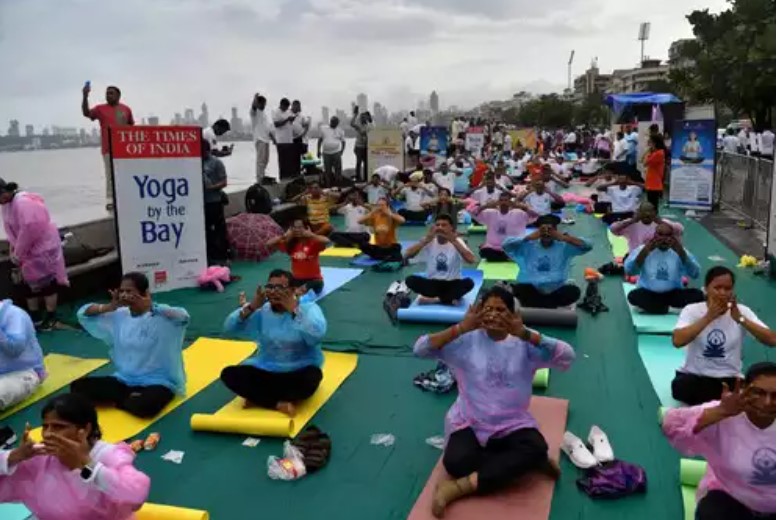 Yoga brings peace to our universe, says PM Modi in Mysuru - Jun 21, 2022
